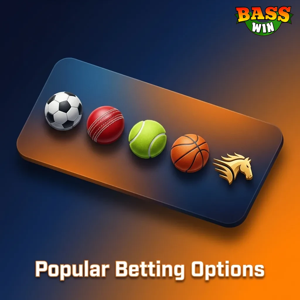 Bass Win betting options: Multi Live accumulators, prematch Line markets, and real-time Live Betting during matches.